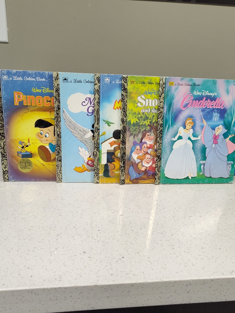 Disney A Little Golden Book Set Of 5 Disney Books